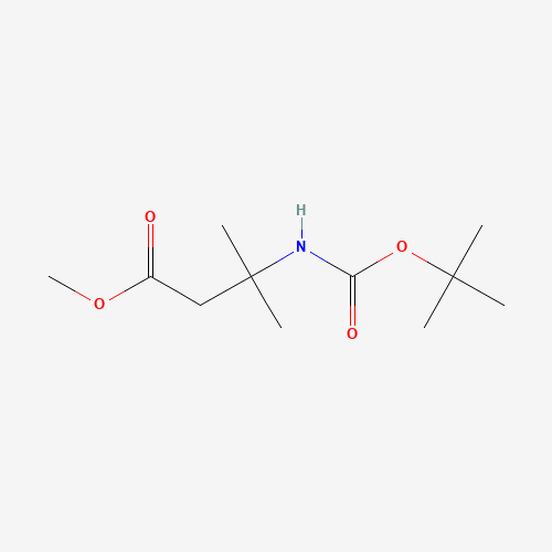 methyl 3-methyl-3-[(2-methylpropan-2-yl)oxycarbonylamino]butanoate (CAS: 145486-69-7) - Related Chemical Product