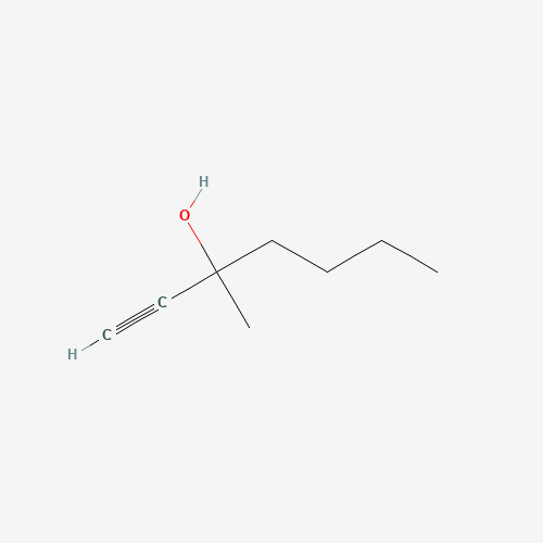 3-methylhept-1-yn-3-ol (CAS: 17356-17-1) - Chemical Structure and Molecular Formula 