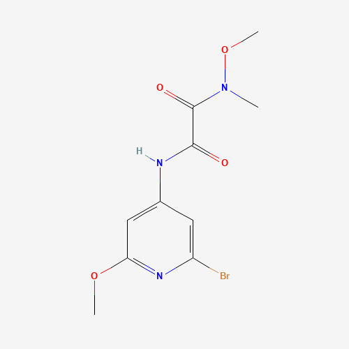N-(2-bromo-6-methoxypyridin-4-yl)-N'-methoxy-N'-methyloxamide (CAS: 1433905-08-8) - Related Chemical Product