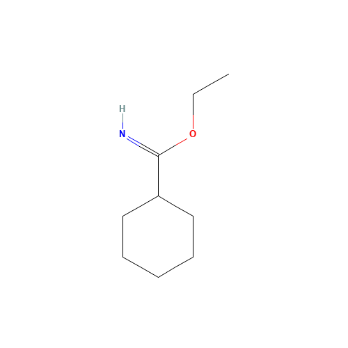 ethyl cyclohexanecarboximidate (CAS: 52186-77-3) - Chemical Structure and Molecular Formula 