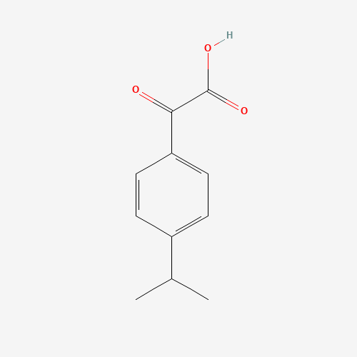 2-oxo-2-(4-propan-2-ylphenyl)acetic acid (CAS: 51208-83-4) - Chemical Structure and Molecular Formula 