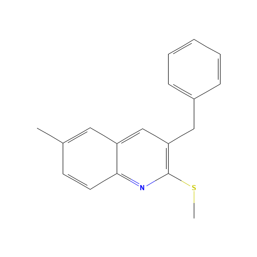 3-benzyl-6-methyl-2-methylsulfanylquinoline (CAS: 918518-95-3) - Related Chemical Product