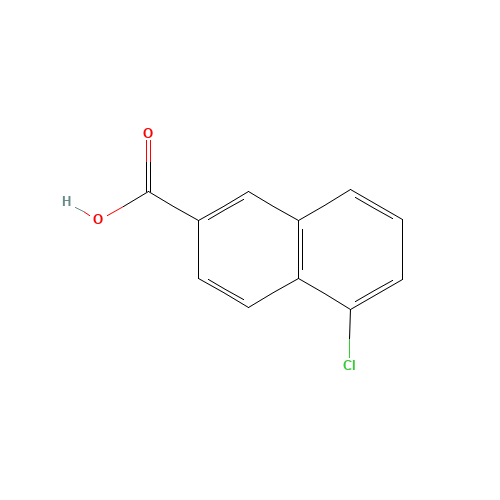5-chloronaphthalene-2-carboxylic acid (CAS: 56961-89-8) - Chemical Structure and Molecular Formula 
