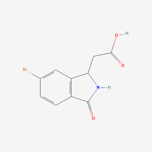 2-(6-bromo-3-oxo-1,2-dihydroisoindol-1-yl)acetic acid (CAS: 121199-17-5) - Related Chemical Product