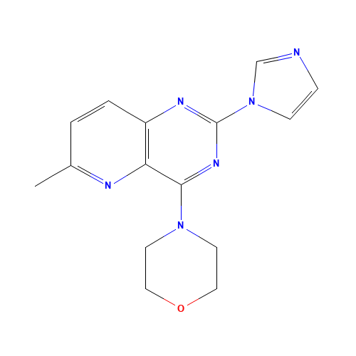 4-(2-imidazol-1-yl-6-methylpyrido[3,2-d]pyrimidin-4-yl)morpholine (CAS: 1220114-28-2) - Related Chemical Product