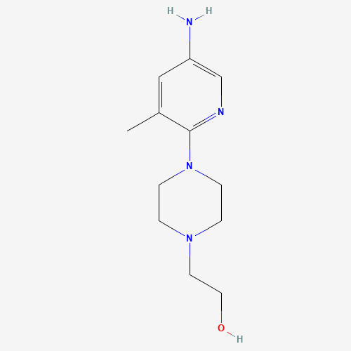 2-[4-(5-amino-3-methylpyridin-2-yl)piperazin-1-yl]ethanol (CAS: 1089653-87-1) - Related Chemical Product