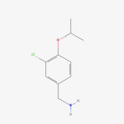 (3-chloro-4-propan-2-yloxyphenyl)methanamine (CAS: 329928-12-3) - Related Chemical Product