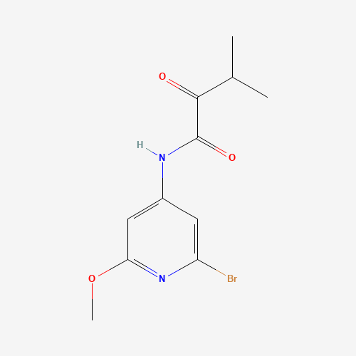 N-(2-bromo-6-methoxypyridin-4-yl)-3-methyl-2-oxobutanamide (CAS: 1433905-10-2) - Related Chemical Product