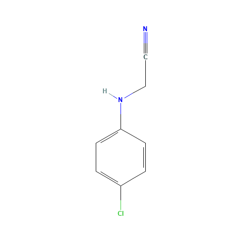 2-(4-chloroanilino)acetonitrile (CAS: 24889-92-7) - Chemical Structure and Molecular Formula 