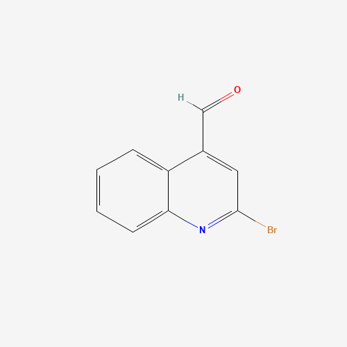 2-bromoquinoline-4-carbaldehyde (CAS: 866831-75-6) - Chemical Structure and Molecular Formula 