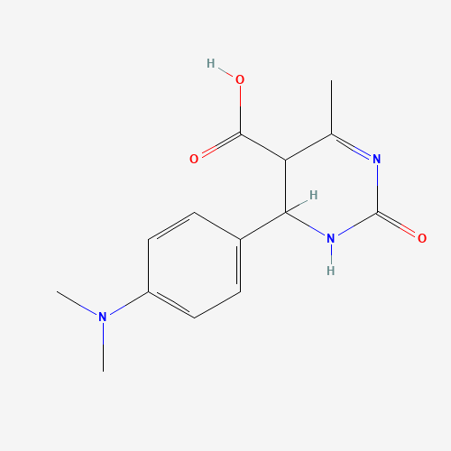 6-[4-(dimethylamino)phenyl]-4-methyl-2-oxo-5,6-dihydro-1H-pyrimidine-5-carboxylic acid (CAS: 69785-27-9) - Related Chemical Product