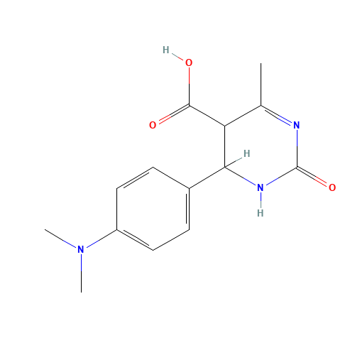 6-[4-(dimethylamino)phenyl]-4-methyl-2-oxo-5,6-dihydro-1H-pyrimidine-5-carboxylic acid (CAS: 69785-27-9) - Related Chemical Product