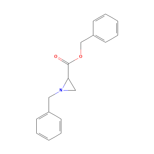 benzyl 1-benzylaziridine-2-carboxylate (CAS: 483364-99-4) - Chemical Structure and Molecular Formula 