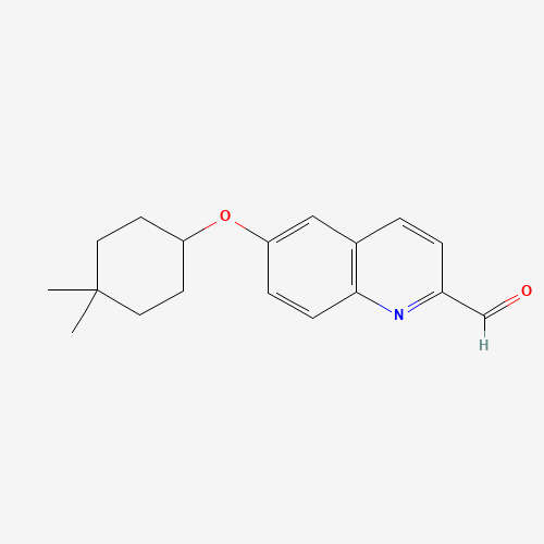6-(4,4-dimethylcyclohexyl)oxyquinoline-2-carbaldehyde (CAS: 1544665-35-1) - Related Chemical Product
