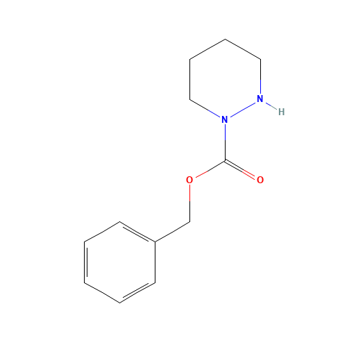 benzyl diazinane-1-carboxylate (CAS: 124072-88-4) - Chemical Structure and Molecular Formula 