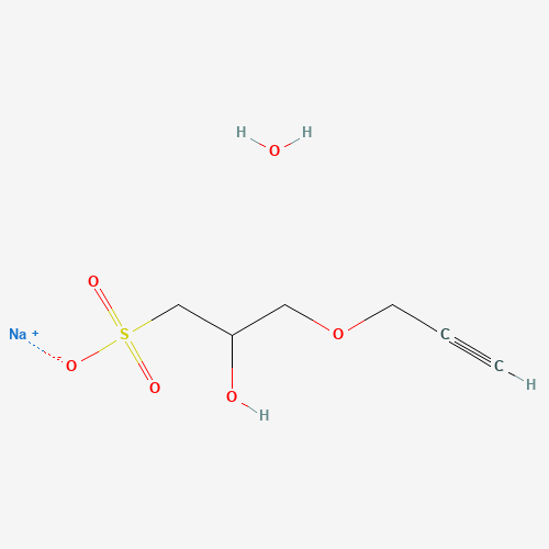 sodium;2-hydroxy-3-prop-2-ynoxypropane-1-sulfonate;hydrate (CAS: 272769-92-3) - Related Chemical Product