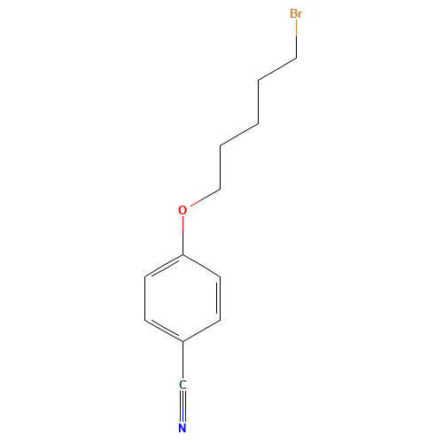 4-(5-bromopentoxy)benzonitrile (CAS: 91945-01-6) - Chemical Structure and Molecular Formula 