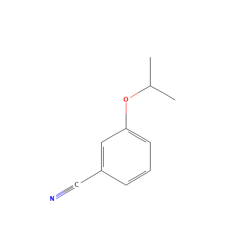 3-propan-2-yloxybenzonitrile (CAS: 363185-45-9) - Chemical Structure and Molecular Formula 