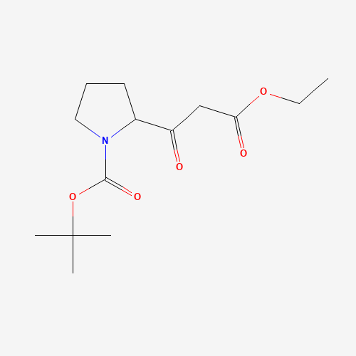 tert-butyl 2-(3-ethoxy-3-oxopropanoyl)pyrrolidine-1-carboxylate (CAS: 108310-01-6) - Related Chemical Product