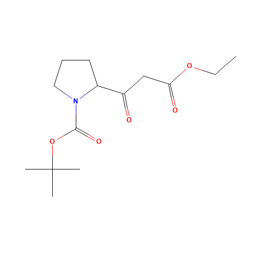 tert-butyl 2-(3-ethoxy-3-oxopropanoyl)pyrrolidine-1-carboxylate (CAS: 108310-01-6) - Related Chemical Product