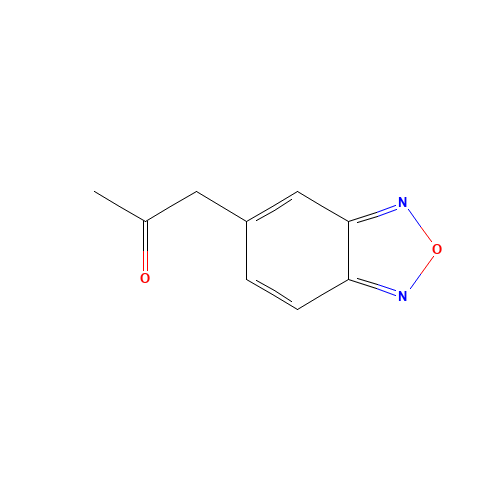 1-(2,1,3-benzoxadiazol-5-yl)propan-2-one (CAS: 1374572-88-9) - Chemical Structure and Molecular Formula 