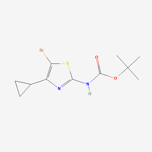 tert-butyl N-(5-bromo-4-cyclopropyl-1,3-thiazol-2-yl)carbamate (CAS: 944805-56-5) - Related Chemical Product