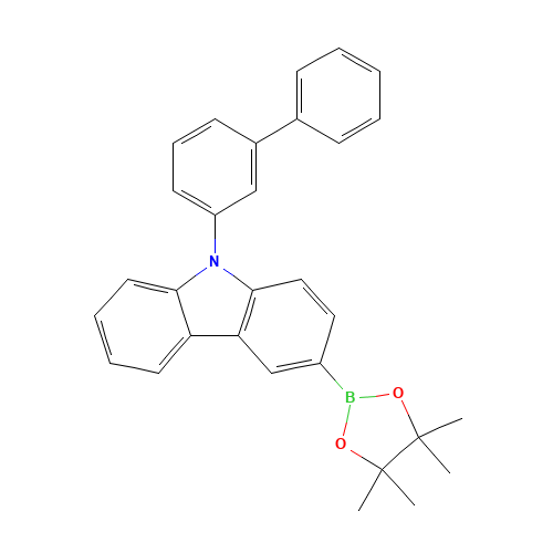 9-(3-phenylphenyl)-3-(4,4,5,5-tetramethyl-1,3,2-dioxaborolan-2-yl)carbazole (CAS: 1533406-38-0) - Related Chemical Product