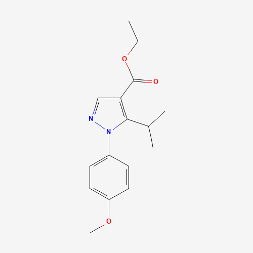 ethyl 1-(4-methoxyphenyl)-5-propan-2-ylpyrazole-4-carboxylate (CAS: 338959-54-9) - Related Chemical Product