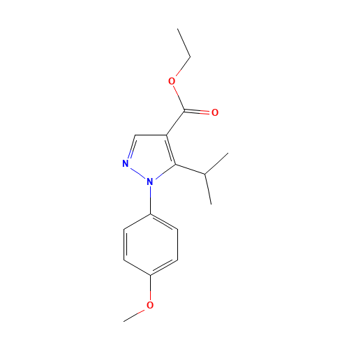 ethyl 1-(4-methoxyphenyl)-5-propan-2-ylpyrazole-4-carboxylate (CAS: 338959-54-9) - Related Chemical Product