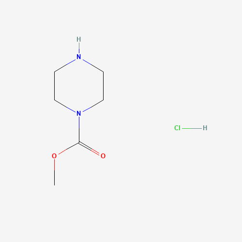 methyl piperazine-1-carboxylate;hydrochloride (CAS: 873697-75-7) - Chemical Structure and Molecular Formula 