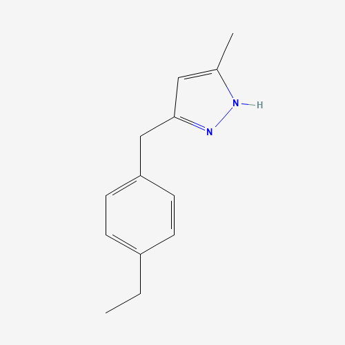 3-[(4-ethylphenyl)methyl]-5-methyl-1H-pyrazole (CAS: 842135-98-2) - Related Chemical Product