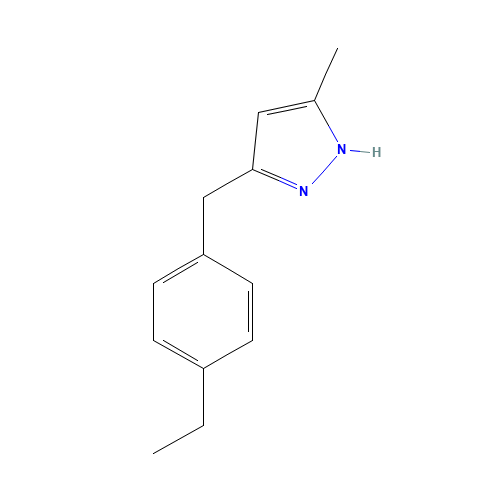 3-[(4-ethylphenyl)methyl]-5-methyl-1H-pyrazole (CAS: 842135-98-2) - Related Chemical Product