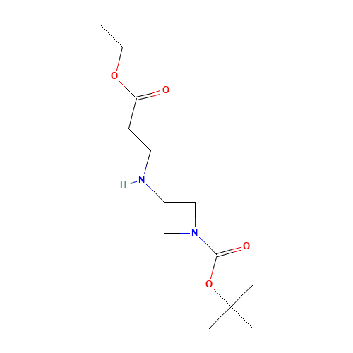 tert-butyl 3-[(3-ethoxy-3-oxopropyl)amino]azetidine-1-carboxylate (CAS: 1272897-62-7) - Related Chemical Product