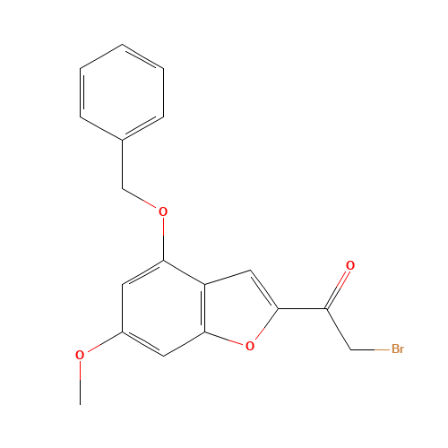 2-bromo-1-(6-methoxy-4-phenylmethoxy-1-benzofuran-2-yl)ethanone (CAS: 1476848-27-7) - Related Chemical Product