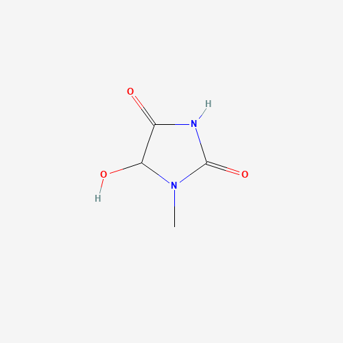 5-hydroxy-1-methylimidazolidine-2,4-dione (CAS: 84210-26-4) - Chemical Structure and Molecular Formula 