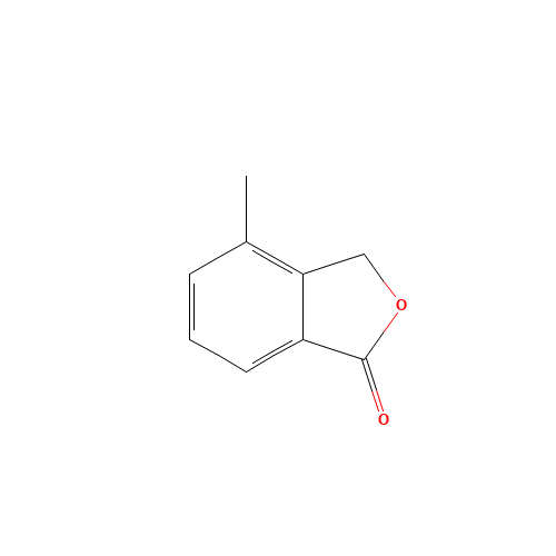 4-methyl-3H-2-benzofuran-1-one (CAS: 2211-83-8) - Chemical Structure and Molecular Formula 