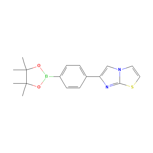 6-[4-(4,4,5,5-tetramethyl-1,3,2-dioxaborolan-2-yl)phenyl]imidazo[2,1-b][1,3]thiazole (CAS: 942589-60-8) - Related Chemical Product