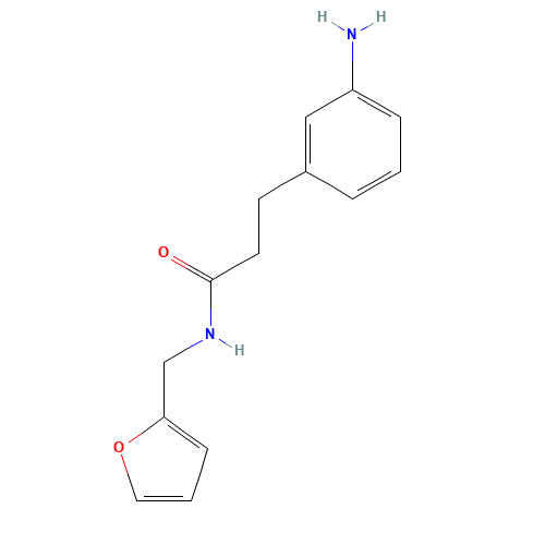 3-(3-aminophenyl)-N-(furan-2-ylmethyl)propanamide (CAS: 273746-91-1) - Related Chemical Product
