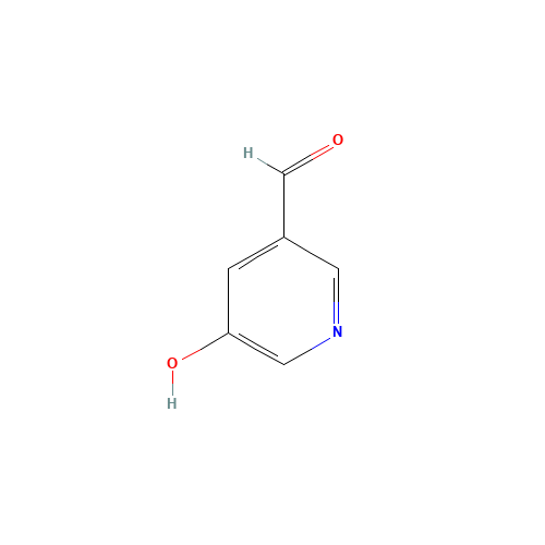 5-hydroxypyridine-3-carbaldehyde (CAS: 1060804-48-9) - Chemical Structure and Molecular Formula 