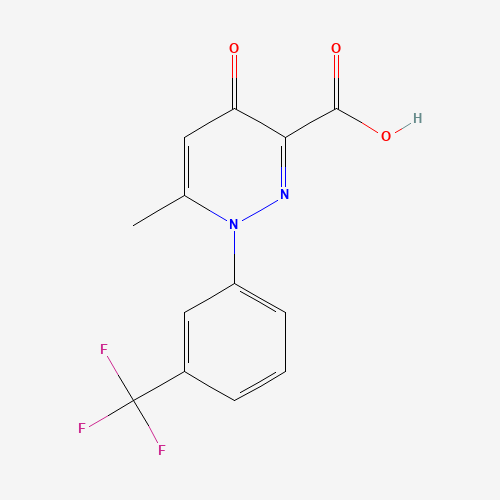 6-methyl-4-oxo-1-[3-(trifluoromethyl)phenyl]pyridazine-3-carboxylic acid (CAS: 133221-31-5) - Related Chemical Product