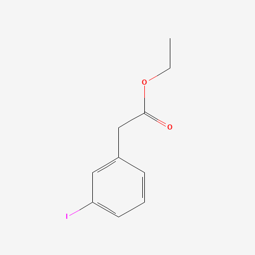 ethyl 2-(3-iodophenyl)acetate (CAS: 90888-00-9) - Chemical Structure and Molecular Formula 