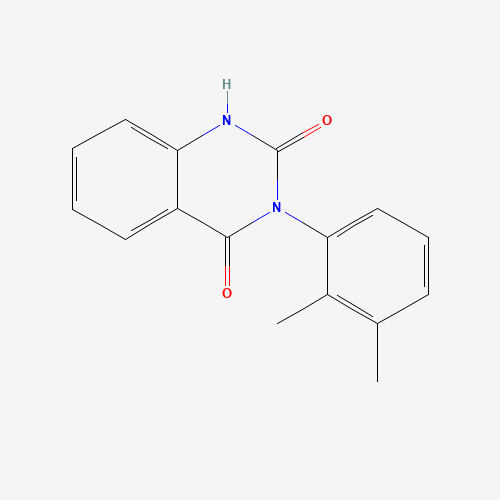3-(2,3-dimethylphenyl)-1H-quinazoline-2,4-dione (CAS: 67116-97-6) - Chemical Structure and Molecular Formula 