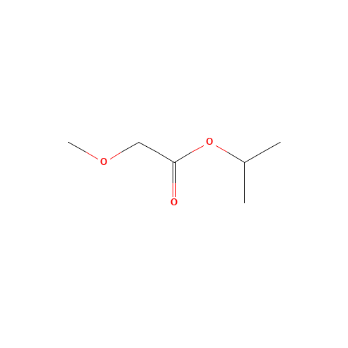 propan-2-yl 2-methoxyacetate (CAS: 17640-21-0) - Chemical Structure and Molecular Formula 