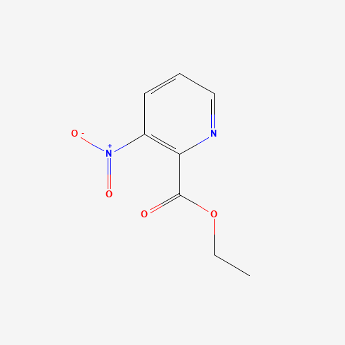 ethyl 3-nitropyridine-2-carboxylate (CAS: 229343-13-9) - Chemical Structure and Molecular Formula 