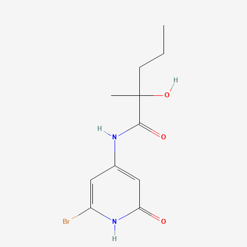 N-(2-bromo-6-oxo-1H-pyridin-4-yl)-2-hydroxy-2-methylpentanamide (CAS: 1433905-02-2) - Related Chemical Product