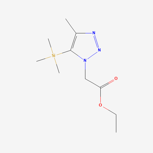 ethyl 2-(4-methyl-5-trimethylsilyltriazol-1-yl)acetate (CAS: 1190392-86-9) - Related Chemical Product