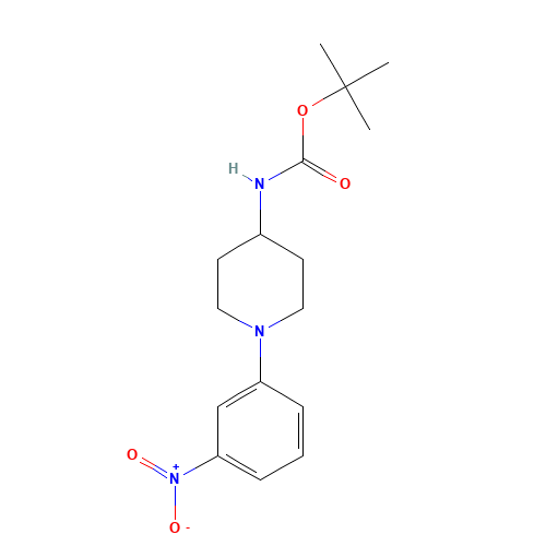 tert-butyl N-[1-(3-nitrophenyl)piperidin-4-yl]carbamate (CAS: 461720-05-8) - Related Chemical Product