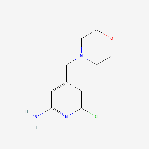 6-chloro-4-(morpholin-4-ylmethyl)pyridin-2-amine (CAS: 1334294-43-7) - Related Chemical Product