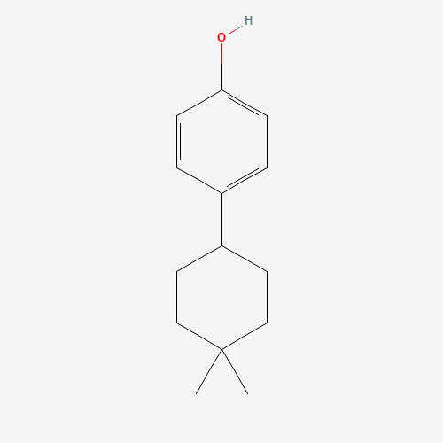 4-(4,4-dimethylcyclohexyl)phenol (CAS: 313511-16-9) - Chemical Structure and Molecular Formula 