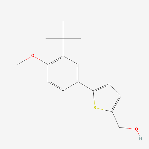 [5-(3-tert-butyl-4-methoxyphenyl)thiophen-2-yl]methanol (CAS: 196960-91-5) - Related Chemical Product